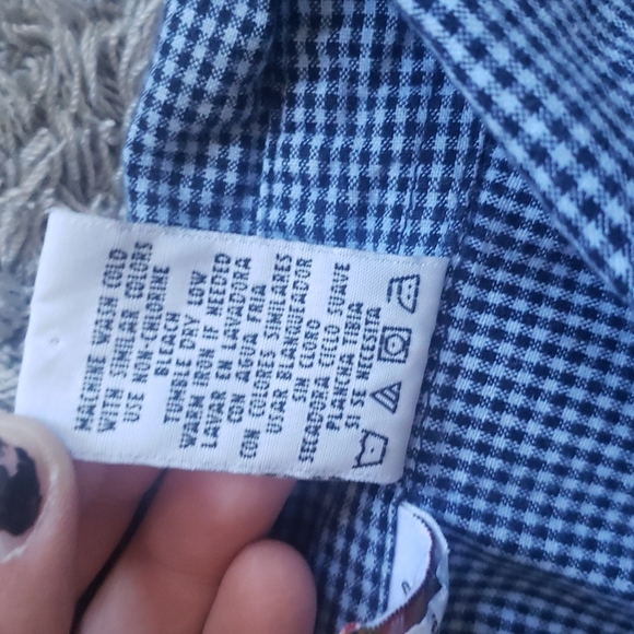 VTG LOONY TOONS TWEETY PICNIC TABLE STYLE BUTTON UP SHIRT - Picture 7 of 11